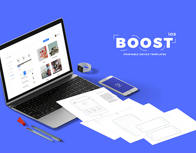 Boost - Printable Device Templates (iOS)