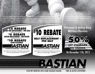 Bastian Tires - Veteran's Day Promotion
