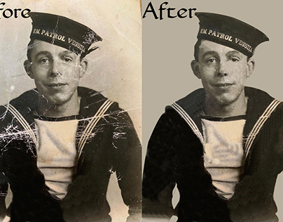 Restoration and damaged photo Repair in Photoshop