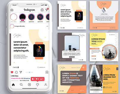 Digital Marketing Instagram Template Design in Canva