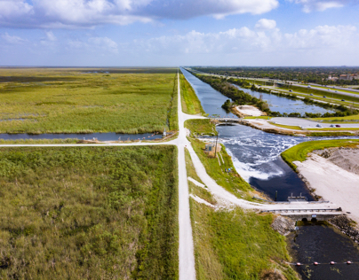 Aerial Everglades Photography.