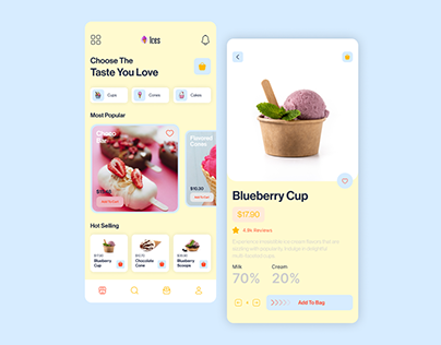 ICES - An Online Ice cream App