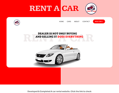 Rental Car WordPree Website