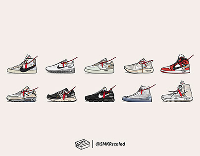 NIKE x Off-White Collection Illustration