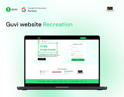 Guvi Website recreation