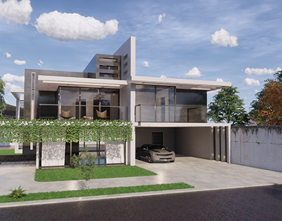 External design residential villa