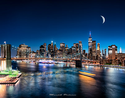 Moonrise In New York