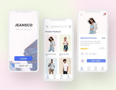 JeansCO Fashion E-Commerce Mobile Site