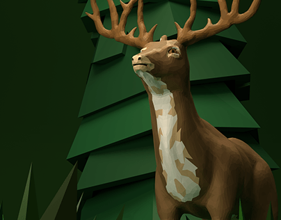 3D Deer model