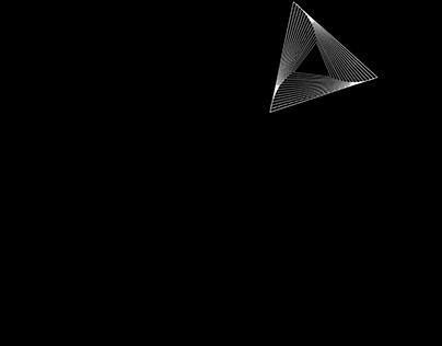Black and white triangle in the corner