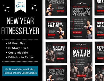 New Year Fitness Flyer