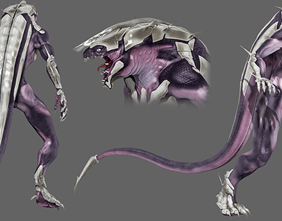 Khanivore 3D model and polypaint