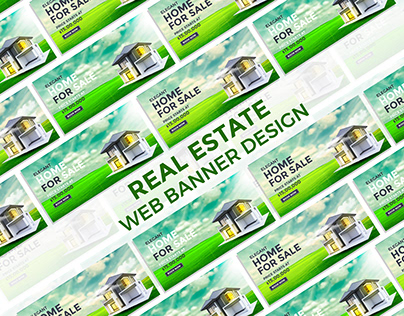 Real Estate । Web Banner Design