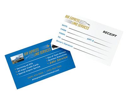 Air Express Limo Service - Business Card