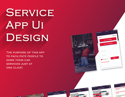 UI Design for Service App