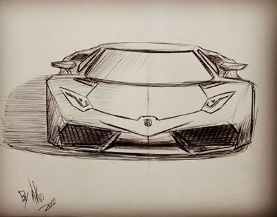 Sketch rápido Lamborghini look
