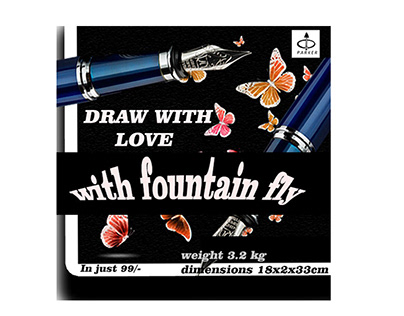 ADVERTISMENT OF FOUNTAIN PEN