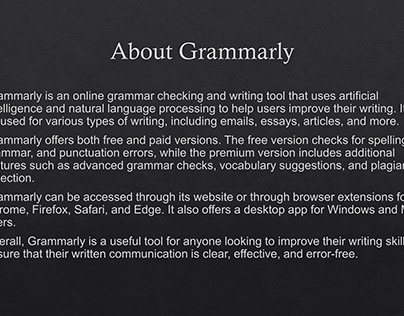 Grammarly Re-design