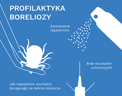 Kleszcz OUT // Infographics about tick-borne diseases