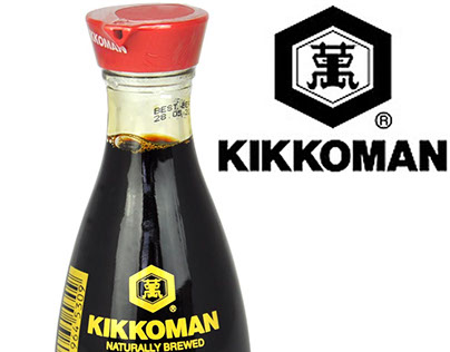 Packaging for Kikkoman soy sauce bottle