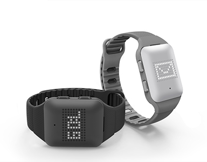 Wristband with Heart Rate Monitor