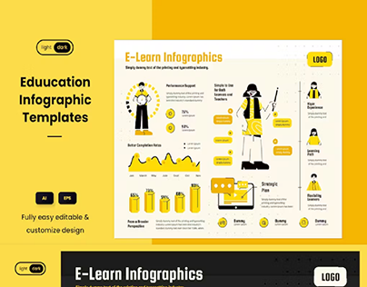 Creative Infographic Template for Education