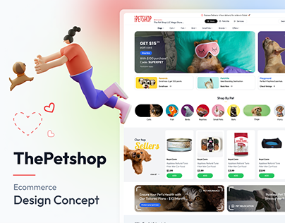 ThePetShop - Website Design Concept