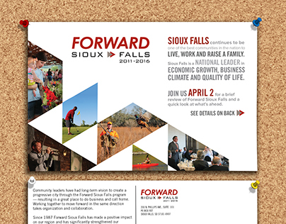 Forward Sioux Falls postcard 2015