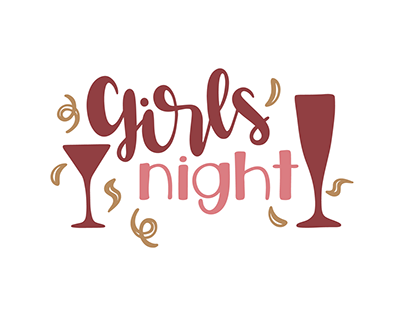 Girls night - girly design
