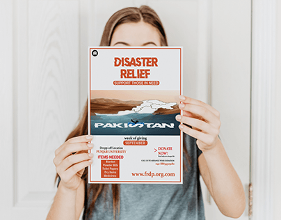 Disaster Relief Poster Design
