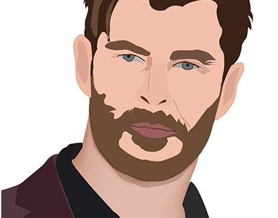 Cris Hemsworth illustration