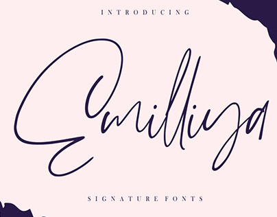 Free Emilliya Signature Font