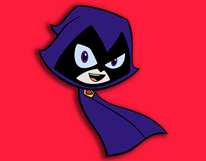 Raven Teen Titan Go - Character Design - Comic Art