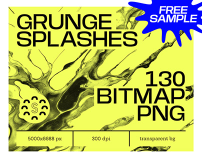 Grunge Splashes - 130 PNG