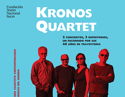 Afiche: "Kronos Quartet" • 2014