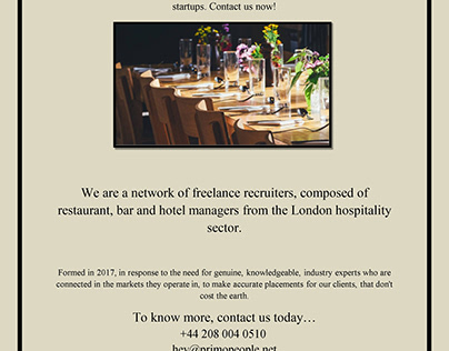 Trusted Hospitality Agency In London