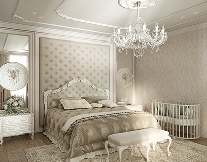 Master bedroom in classic style