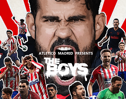 Atletico Madrid poster (The Boys style)