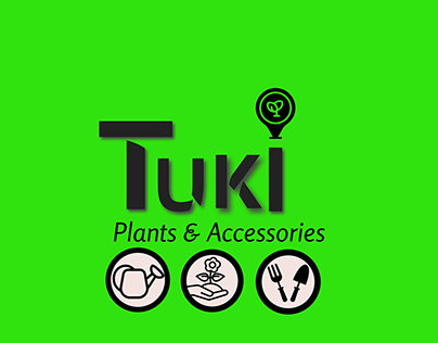 Plant based tech startup TUKI sample Logo