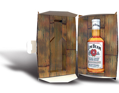 Mockup For Jim Bean Packaging Design