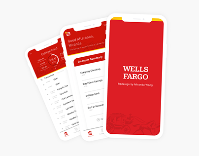 Wells Fargo App Redesign Concept