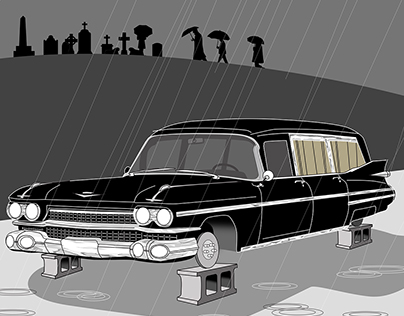 Wheels stolen from '59 cadillac hearse