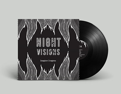 Night Visions Vinyl Album Cover