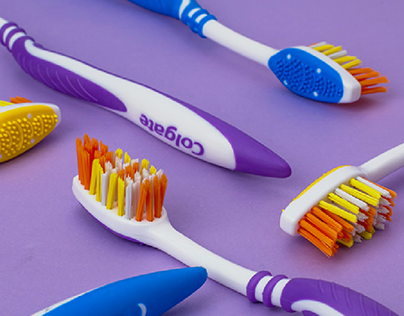 Zigzag toothbrush product shoot
