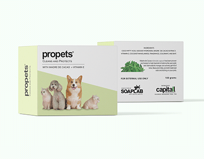 Pet Soap - Soap Box Packaging Design