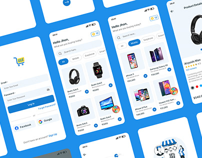 ELE Market E-Commerce App Ui Design