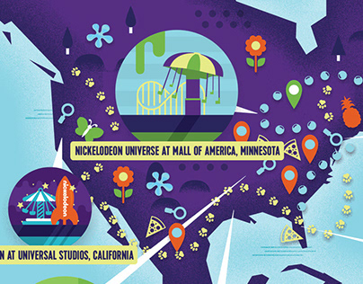 Nickelodeon Experiences Global Map