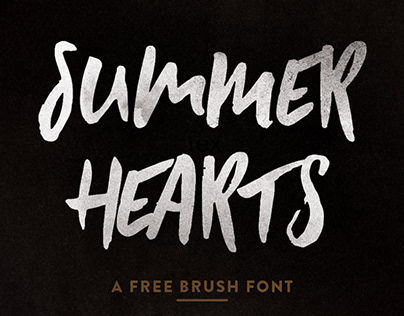 SUMMER HEARTS - FREE FONT