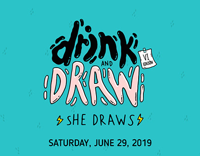 DRINK AND DRAW - ⚡SHE DRAWS⚡