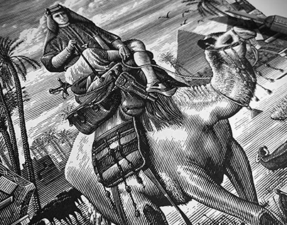 The Camel Rider Illustration by Steven Noble